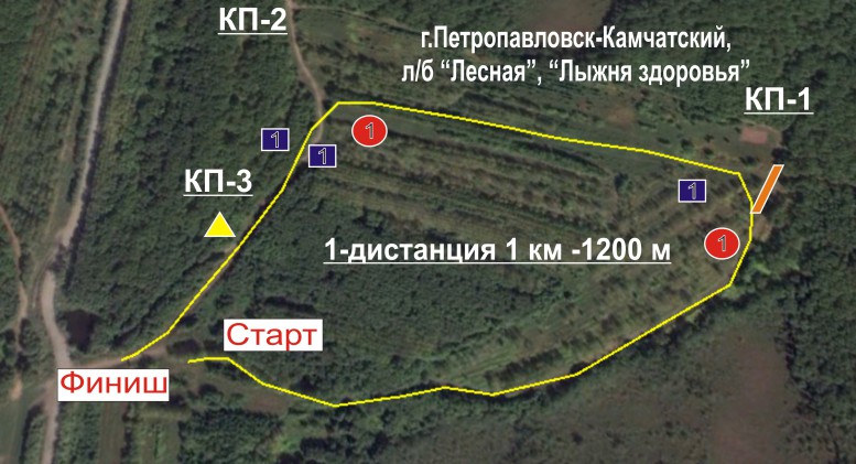 Схема трассы_1 км